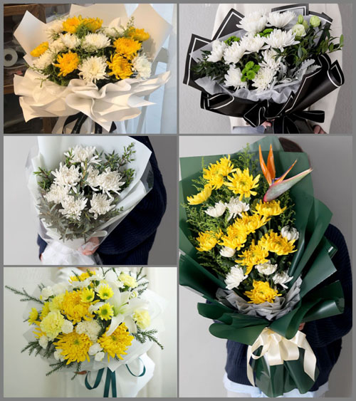 江苏南通如东市掘港街道新光村白事花束代送